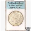 1890 Morgan Silver Dollar SDGS MS64