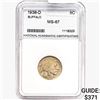 1938-D Buffalo Nickel NNC MS67