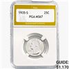 1935-S Washington Silver Quarter PGA MS67