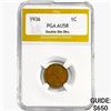 1936 Wheat Cent PGA AU58 DDO