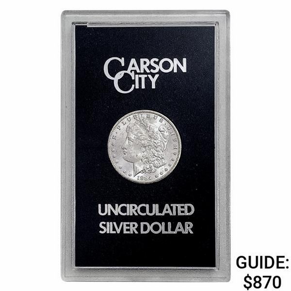 1884-CC Morgan Silver Dollar   GSA Hoard, UNC