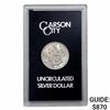 Image 1 : 1883-CC Morgan Silver Dollar   GSA Hoard, UNC
