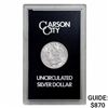 Image 1 : 1884-CC Morgan Silver Dollar   GSA Hoard, UNC