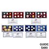 05&'06 SILV. PF Sets, 07' Pres. $1 PFSet, [2] '09 25C PFSet, '10 25C PFSet