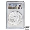 2011-P 5oz. Silver 25C Glacier NP PCGS SP69