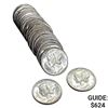 [26] 1945-D Mercury Silver Dime Roll