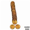 1945 BU 1945 Lincoln Cent Roll (50 Coins