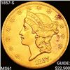 1857-S $20 Gold Double Eagle UNCIRCULATED