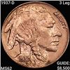 Image 1 : 1937-D 3 Leg Buffalo Nickel UNCIRCULATED
