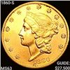 1860-S $20 Gold Double Eagle CHOICE BU