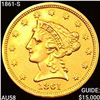 1861-S $2.50 Gold Quarter Eagle CHOICE AU
