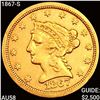 1867-S $2.50 Gold Quarter Eagle CHOICE AU