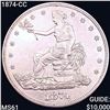 1874-CC Silver Trade Dollar UNCIRCULATED