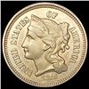 Image 1 : 1868 Nickel Three Cent CLOSELY UNCIRCULATED