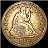 1858 Seated Liberty Quarter CLOSELY UNCIRCULATED