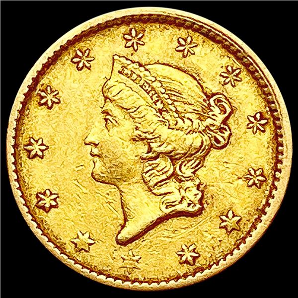 1853 Rare Gold Dollar LIGHTLY CIRCULATED