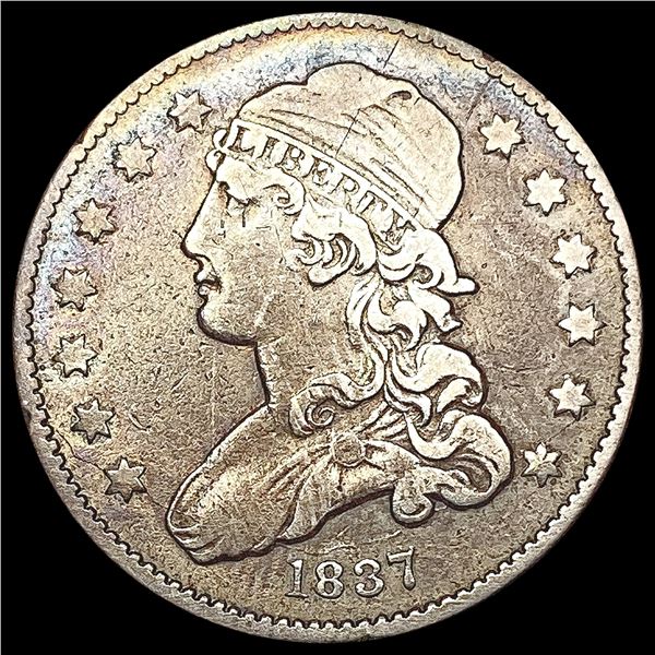 1837 Capped Bust Quarter LIGHTLY CIRCULATED