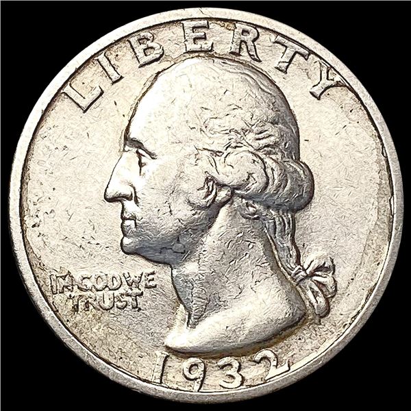 1932-S Washington Silver Quarter NEARLY UNCIRCULATED