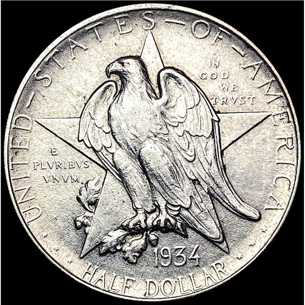 1934 Texas Half Dollar CHOICE AU