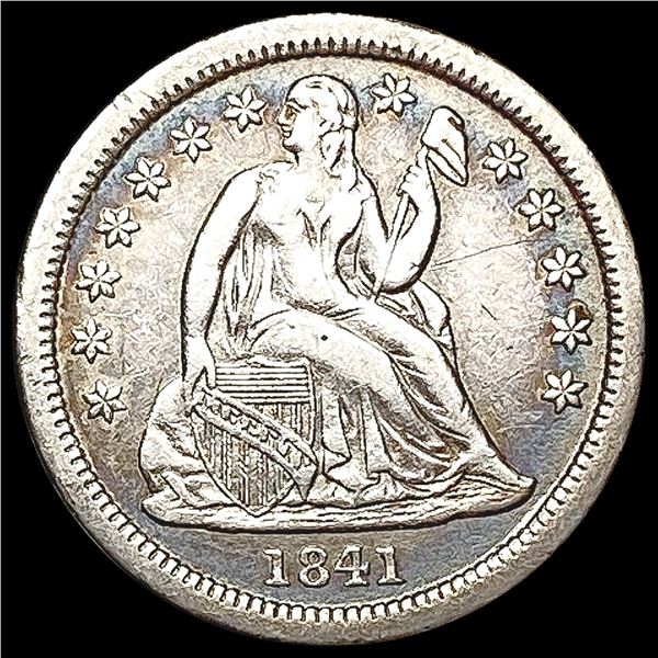 1841 Seated Liberty Dime CLOSELY UNCIRCULATED