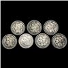 Image 1 : (7) Three Cent Nickels NICELY CIRCULATED