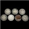 Image 2 : (7) Three Cent Nickels NICELY CIRCULATED