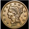 Image 1 : 1857 Braided Hair Large Cent CLOSELY UNCIRCULATED