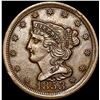 1853 Braided Hair Half Cent UNCIRCULATED