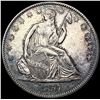 Image 1 : 1857 Seated Liberty Half Dollar CLOSELY UNCIRCULATED