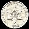 Image 1 : 1852 Silver Three Cent CLOSELY UNCIRCULATED