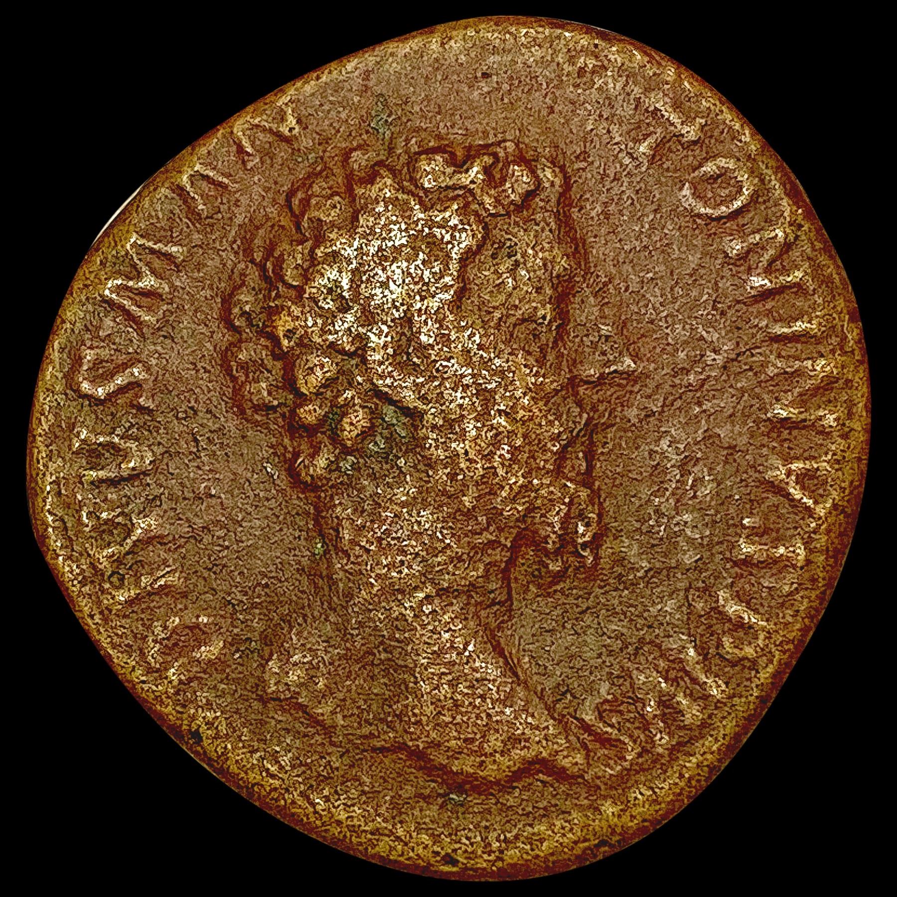 Ancient Roman Copper Coin NICELY CIRCULATED