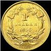 Image 2 : 1856 Upright 5 Rare Gold Dollar HIGH GRADE