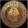Image 2 : 1864 Lg Motto Two Cent Piece UNCIRCULATED