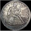 1872 Seated Liberty Dollar LIGHTLY CIRCULATED