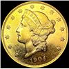 1904 $20 Gold Double Eagle CHOICE BU