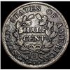 Image 2 : 1804 Spiked Chin Draped Bust Half Cent NICELY CIRCULATED