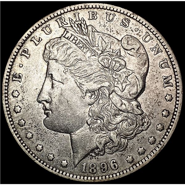 1896-O Morgan Silver Dollar NEARLY UNCIRCULATED