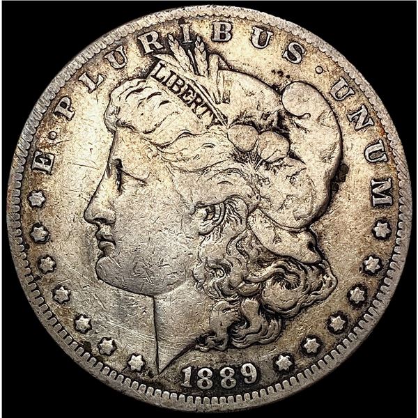 1889-CC Morgan Silver Dollar NICELY CIRCULATED