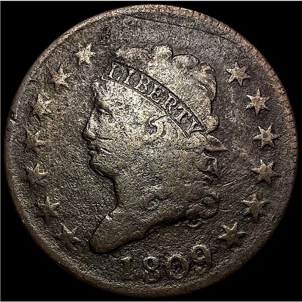 1809 S-280 Classic Head Large Cent NICELY CIRCULATED