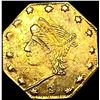 Image 1 : 1864 BG-735 Octagonal California Gold Quarter CHOICE AU