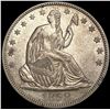 Image 1 : 1858 Seated Liberty Half Dollar CLOSELY UNCIRCULATED