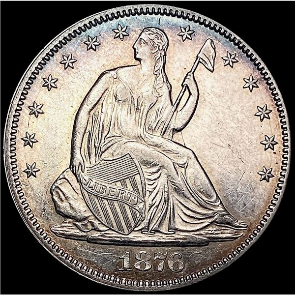 1876 Seated Liberty Half Dollar UNCIRCULATED