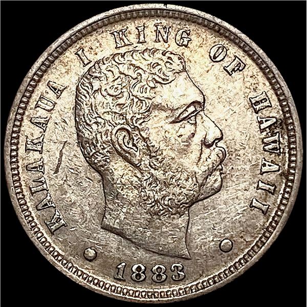 1883 Kingdom of Hawaii Dime CLOSELY UNCIRCULATED