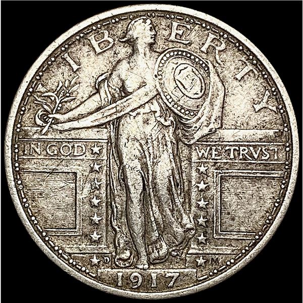 1917-D Standing Liberty Quarter CLOSELY UNCIRCULATED