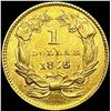 Image 2 : 1856 Slanted 5 Rare Gold Dollar HIGH GRADE