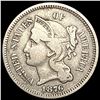 Image 1 : 1876 Nickel Three Cent LIGHTLY CIRCULATED