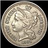 Image 1 : 1881 Nickel Three Cent CLOSELY UNCIRCULATED