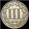 Image 2 : 1881 Nickel Three Cent CLOSELY UNCIRCULATED