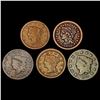 Image 1 : (5) Large Cents HIGH GRADE