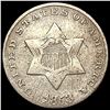 1853 Silver Three Cent LIGHTLY CIRCULATED